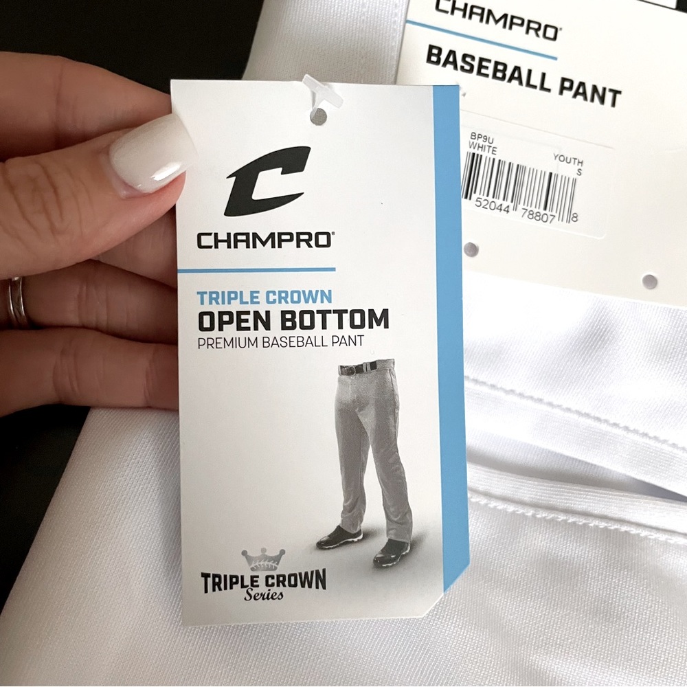 Champro open bottom baseball pants - Youth S